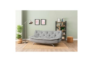 Soren Vuodesohva 3-sits - Vaaleanharmaa - Huonekalut - Sohva - Vuodesohva - 3 istuttava vuodesohva