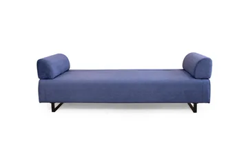 Southburn 3-istuttava vuodesohva 90x220 cm kangasta, irtonaiset selkätyynyt - Sininen - Huonekalut - Sohva - Vuodesohva - 3 istuttava vuodesohva