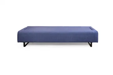 Southburn 3-istuttava vuodesohva 90x220 cm kangasta, irtonaiset selkätyynyt - Sininen - Huonekalut - Sohva - Vuodesohva - 3 istuttava vuodesohva