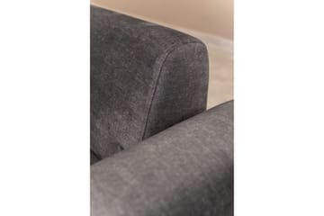 Southburn 3-istuttava vuodesohva 90x220 cm kangasta, yksipuolinen käsinoja - Musta - Huonekalut - Sohva - Vuodesohva - 3 istuttava vuodesohva