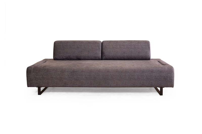 Southburn 3-istuttava vuodesohva 90x220 cm kangasta, yksipuolinen käsinoja - Musta - Huonekalut - Sohva - Vuodesohva - 3 istuttava vuodesohva