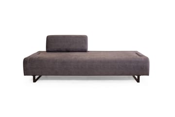 Southburn 3-istuttava vuodesohva 90x220 cm kangasta, yksipuolinen käsinoja - Musta - Huonekalut - Sohva - Vuodesohva - 3 istuttava vuodesohva