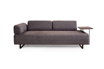 Southburn 3-istuttava vuodesohva 90x220 cm kangasta, yksipuolinen käsinoja - Musta - Huonekalut - Sohva - Vuodesohva - 3 istuttava vuodesohva