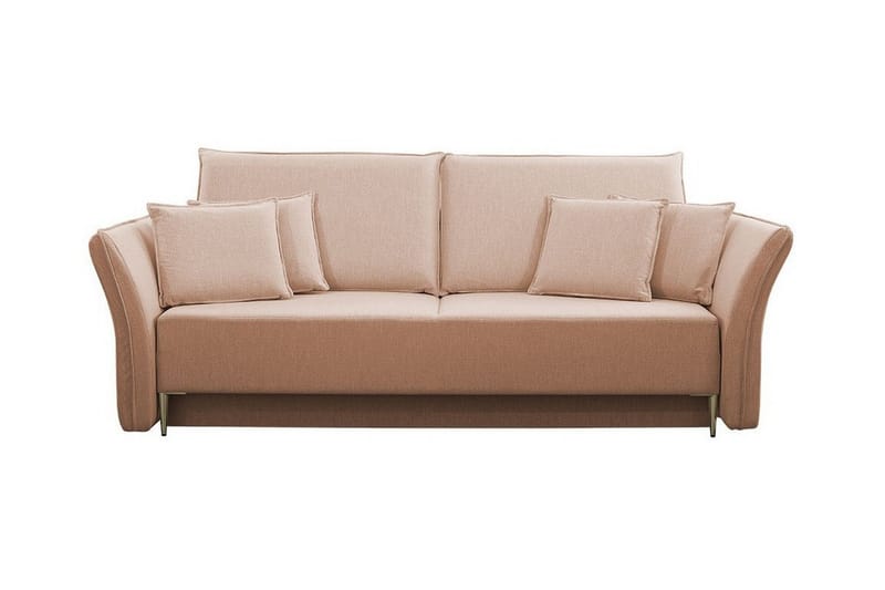Staffin 3-sits Bäddsoffa NO_BRAND Pink - Huonekalut - Sohva - Vuodesohva - 3 istuttava vuodesohva