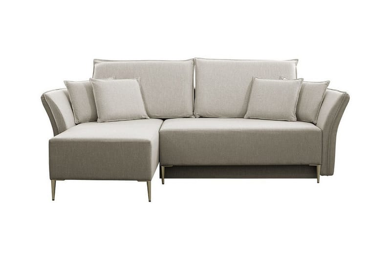 Staffin 3-sits Hörnbäddsoffa NO_BRAND beige - Huonekalut - Sohva - Vuodesohva