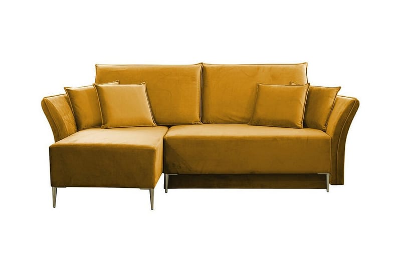 Staffin 3-sits Hörnbäddsoffa NO_BRAND Dark yellow - Huonekalut - Sohva - Vuodesohva