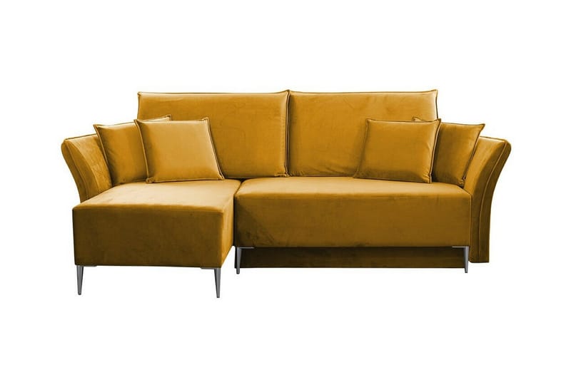 Staffin 3-sits Hörnbäddsoffa NO_BRAND Yellow - Huonekalut - Sohva - Vuodesohva
