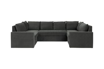 Staffin 4-sits Hörnbäddsoffa Dark grey - Huonekalut - Sohva - Vuodesohva
