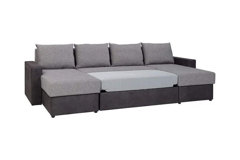 Staffin 4-sits Hörnbäddsoffa Dark grey - Huonekalut - Sohva - Vuodesohva