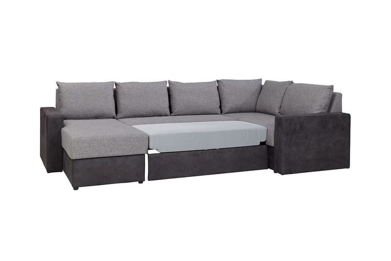 Staffin 4-sits Hörnbäddsoffa Dark grey - Huonekalut - Sohva - Vuodesohva