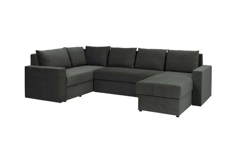 Staffin 4-sits Hörnbäddsoffa Dark grey, undefined
