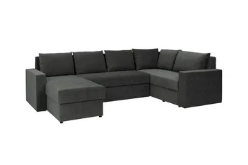 Staffin 4-sits Hörnbäddsoffa Dark grey - Huonekalut - Sohva - Vuodesohva