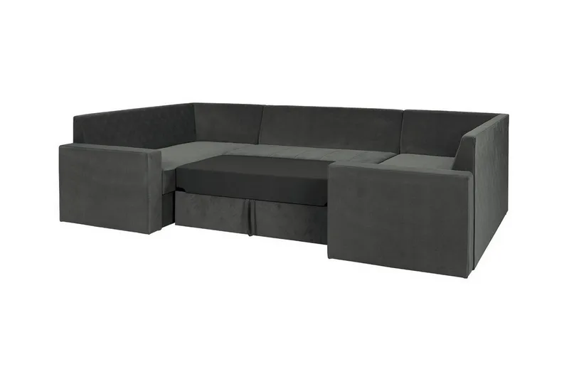 Staffin 4-sits Hörnbäddsoffa Light grey/Dark grey - Huonekalut - Sohva - Vuodesohva