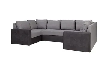 Staffin 4-sits Hörnbäddsoffa Light grey/Dark grey - Huonekalut - Sohva - Vuodesohva