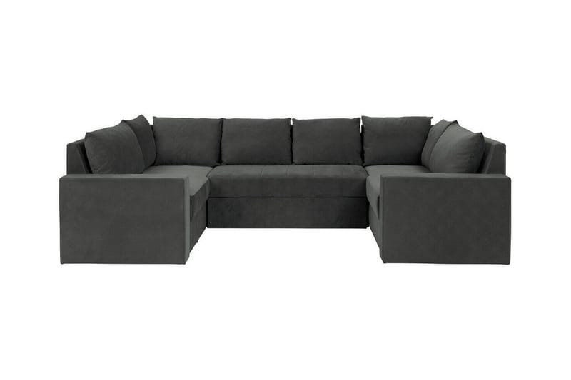 Staffin 4-sits Hörnbäddsoffa NO_BRAND Dark grey - Huonekalut - Sohva - Vuodesohva