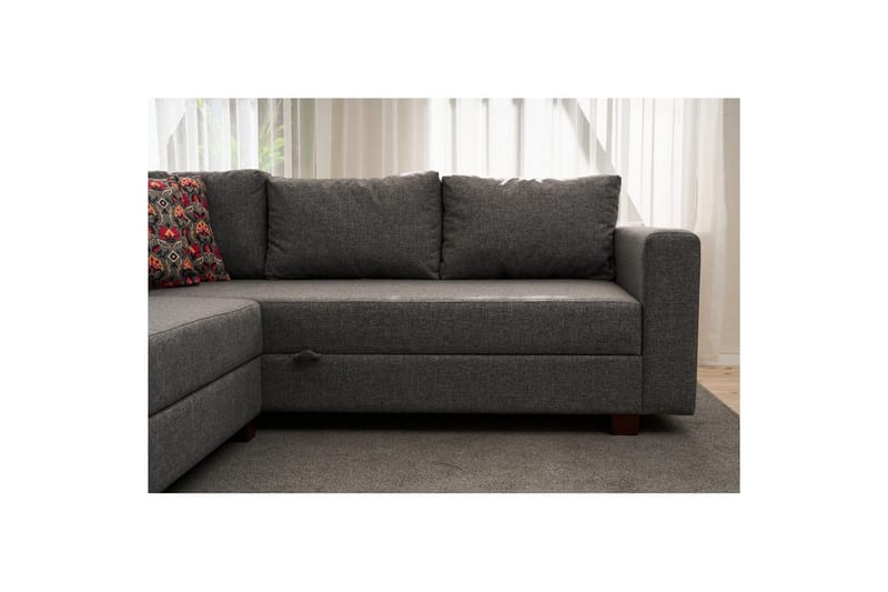 Sufian Soffa med Divaani 4-sits - Grafiitinharmaa - Huonekalut - Sohva - Vuodesohva