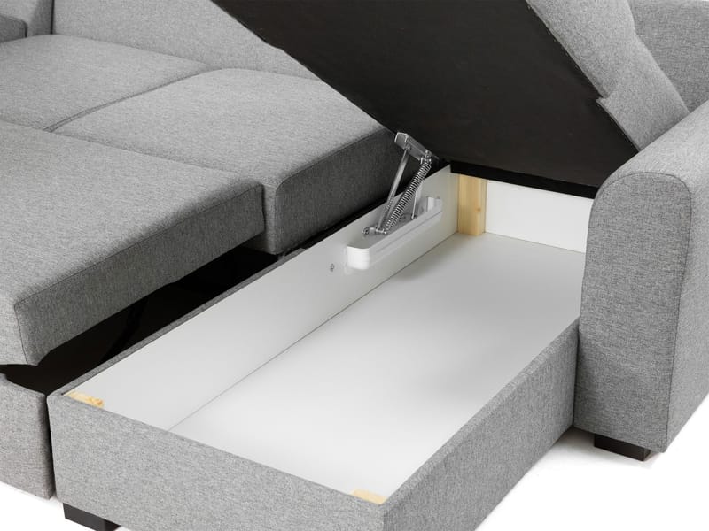 Taberk 5-istuttava U-sohva Divaanilla Oikea - Huonekalut - Sohva - Vuodesohva