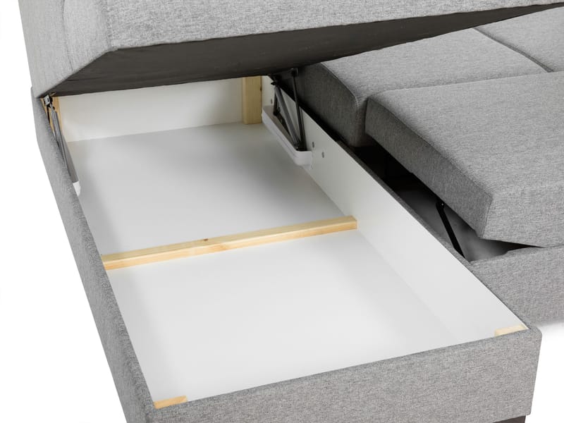 Taberk 5-istuttava U-sohva Divaanilla Vasen - Huonekalut - Sohva - Vuodesohva