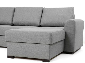 Taberk Large 6-istuttava U-sohva Divaanilla Vasen - Huonekalut - Sohva - Vuodesohva