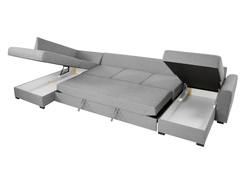 Taberk Large 6-istuttava U-sohva Divaanilla Vasen - Huonekalut - Sohva - Vuodesohva