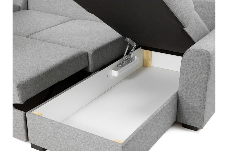 Taberk Vuodedivaanisohva divaanilla ja lepotuoliosalla, 4-istuttava - Rosa - Huonekalut - Sohva - Vuodesohva