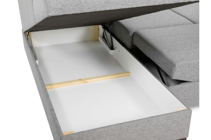 Taberk Vuodedivaanisohva divaanilla ja lepotuoliosalla, 5-istuttava - Beige - Huonekalut - Sohva - Vuodesohva