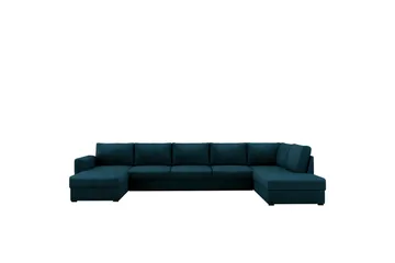 Taberk Vuodedivaanisohva divaanilla ja lepotuoliosalla, 5-istuttava