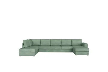 Taberk Vuodesohva Divaanilla ja Sjeslongilla 5-istuttava Bouclé