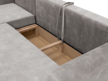 Tacon 3-istuttava vuodesohva divaanilla - beige - Huonekalut - Sohva - Vuodesohva