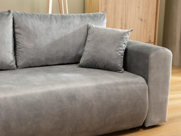 Tacon 3-istuttava vuodesohva divaanilla - ruskea - Huonekalut - Sohva - Vuodesohva