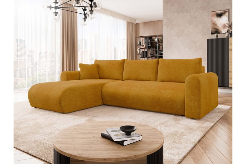 Tacon Vuodesohva 3-Istuttavalla Divaanilla - Keltainen - Huonekalut - Sohva - Vuodesohva