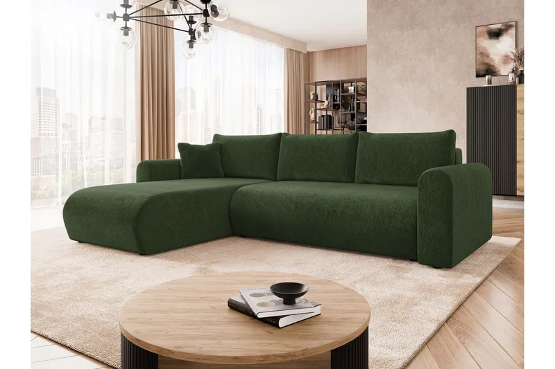 Tacon Vuodesohva 3-Istuttavalla Divaanilla - Vihreä - Huonekalut - Sohva - Vuodesohva