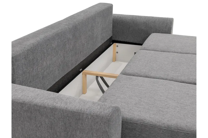 Terros Vuodesohva 3-istuttava - Harmaa - Huonekalut - Sohva - Vuodesohva - 3 istuttava vuodesohva