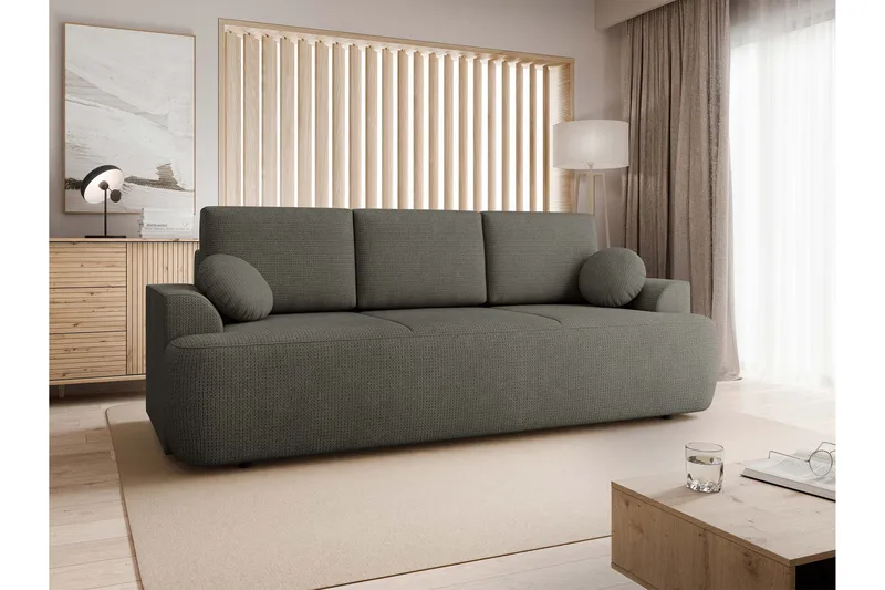 Terros Vuodesohva 3-istuttava - Harmaa - Huonekalut - Sohva - Vuodesohva - 3 istuttava vuodesohva