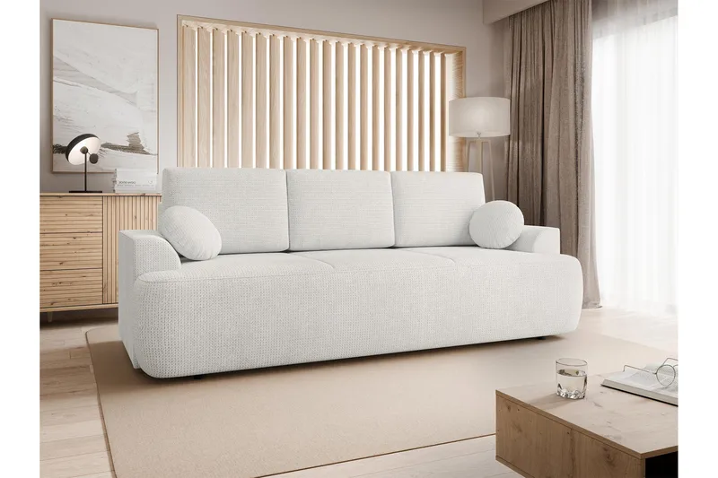 Terros Vuodesohva 3-istuttava - Valkoinen - Huonekalut - Sohva - Vuodesohva - 3 istuttava vuodesohva