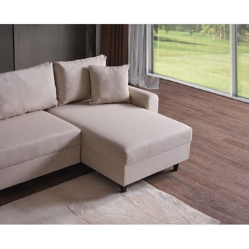 Torlan 3-istuttava Kulmavuodesohva - Beige - Huonekalut - Sohva - Vuodesohva