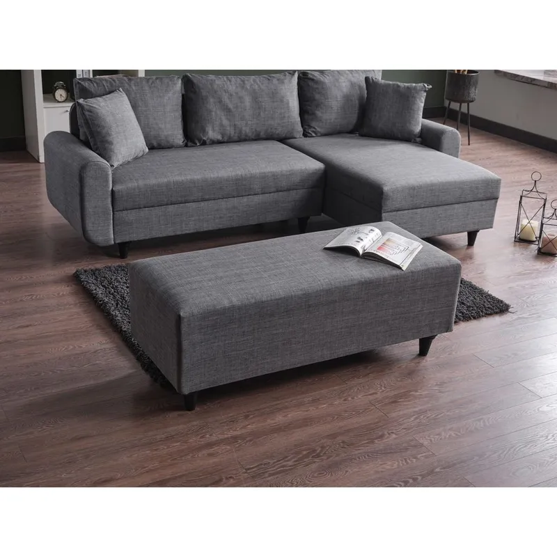 Torlan 3-istuttava Kulmavuodesohva - Harmaa - Huonekalut - Sohva - Vuodesohva