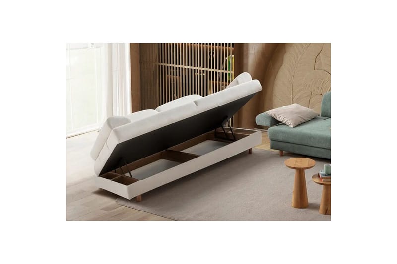 Torrelis Vuodesohva 3-istuttava - Valkoinen - Huonekalut - Sohva - Vuodesohva - 3 istuttava vuodesohva