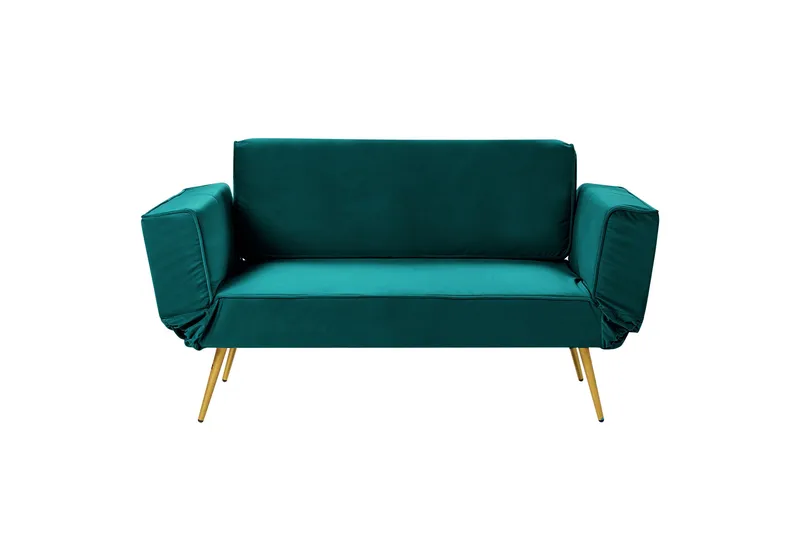 Touya Vuodesohva 2-istuttava - Kulta/Vihreä - Huonekalut - Sohva - Vuodesohva