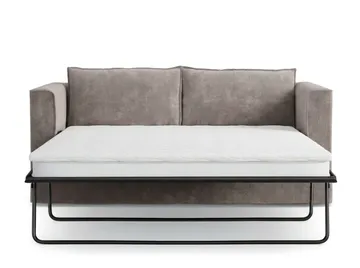 Travstad 3-istuttava vuodesohva, HVILA-sijauspatja 140x200 cm, memory-vaahto ja pestävä verhoilu - Harmaa - Huonekalut - Sohva - Vuodesohva - 3 istuttava vuodesohva