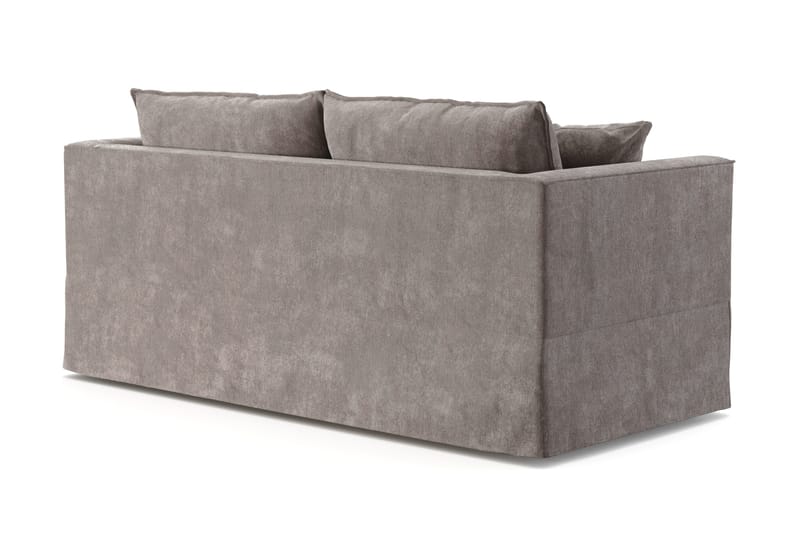 Travstad 3-istuttava vuodesohva, HVILA-sijauspatja 140x200 cm, polyeteerivaahto ja pestävä verhoilu - Harmaa - Huonekalut - Sohva - Vuodesohva - 3 istuttava vuodesohva