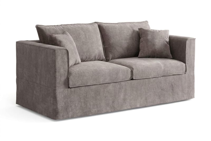 Travstad 3-istuttava vuodesohva, HVILA-sijauspatja 140x200 cm, polyeteerivaahto ja pestävä verhoilu - Harmaa - Huonekalut - Sohva - Vuodesohva - 3 istuttava vuodesohva