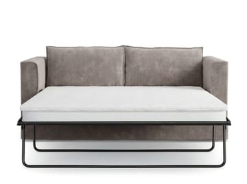 Travstad 3-istuttava vuodesohva, HVILA-sijauspatja 140x200 cm, polyeteerivaahto ja pestävä verhoilu - Harmaa - Huonekalut - Sohva - Vuodesohva - 3 istuttava vuodesohva