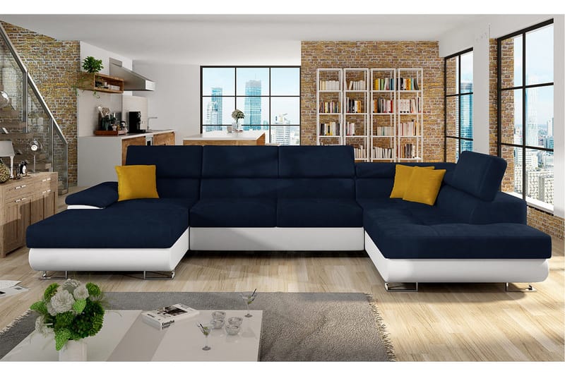 U-Vuodesohva 4 ist 345x202 cm - Huonekalut - Sohva - Vuodesohva