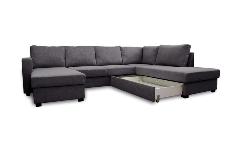 U-Vuodesohva Achillea Tummanharmaa - Oikea - Huonekalut - Sohva - Vuodesohva