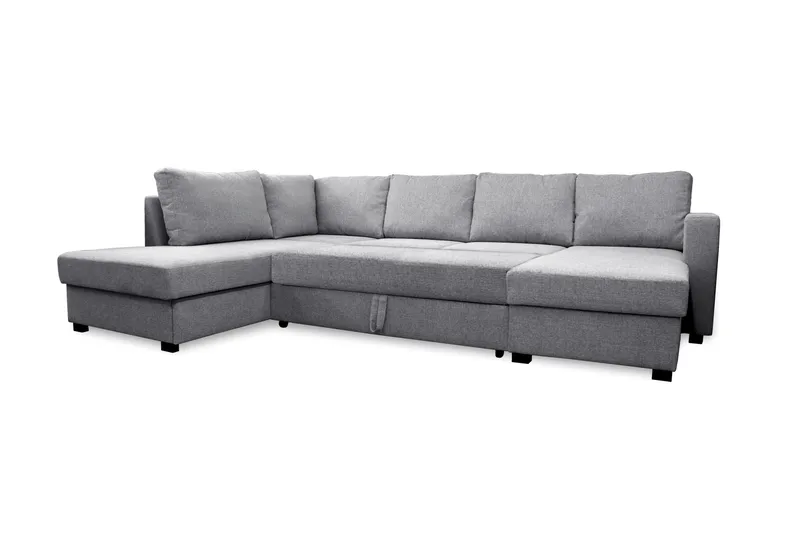 U-Vuodesohva Achillea Vaaleanharmaa - Vasen - Huonekalut - Sohva - Vuodesohva