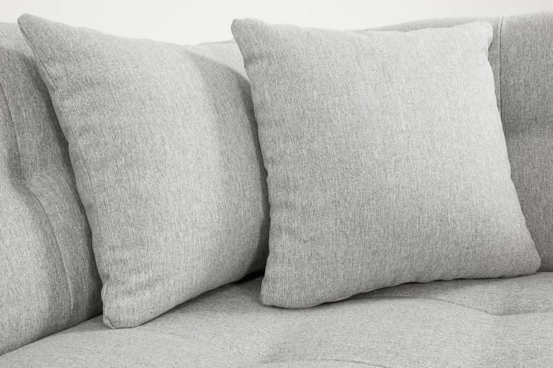 U-Vuodesohva Jampra Divaani säilytyksellä Vasen - Musta/Vaaleanharmaa - Huonekalut - Sohva - Vuodesohva