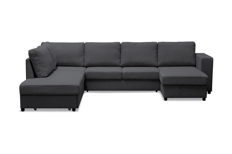 U-Vuodesohva Mantova divaanilla Oikea - Tummanharmaa - Huonekalut - Sohva - Vuodesohva