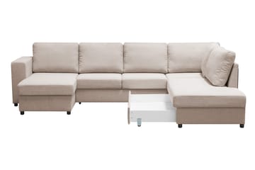 U-Vuodesohva Mantova Oikea - Beige - Huonekalut - Sohva - Vuodesohva