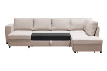 U-Vuodesohva Mantova Oikea - Beige - Huonekalut - Sohva - Vuodesohva
